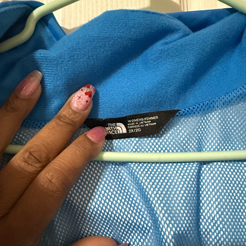 Size 2x The North Face Clear Lake Blue Jacket - Picture 5 of 8